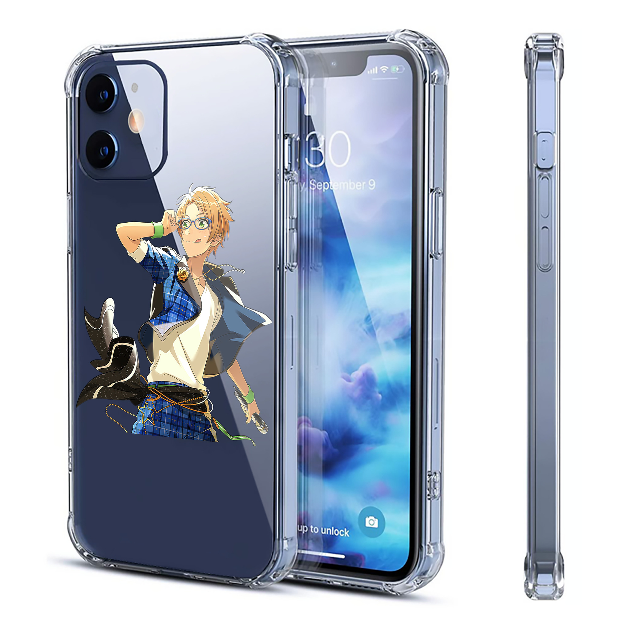 （画像用） あんさんぶるスターズ! Ensemble Stars 【iPhone 12シリーズ対応】透明スマホケース（クリアソフトケース）